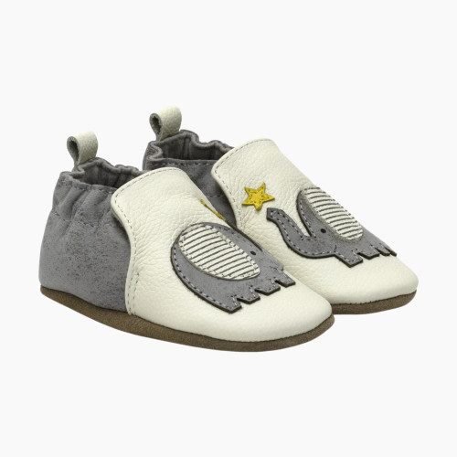 Robeez Elephant Stars - Ivory, 6-12 M