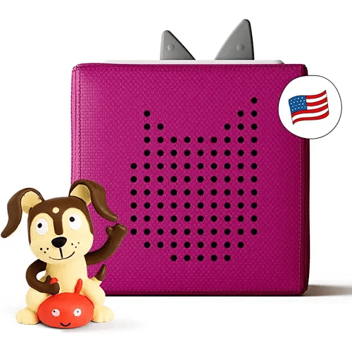 Toniebox Audio Player Starter Set with Playtime Puppy for Kids 3+ Years - Listen, Learn, and Play with One Huggable Little Box - Purple