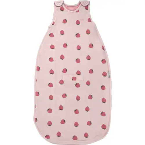 4 Season® Ultimate Baby Sleep Bag, Merino Wool & Organic Cotton, Strawberry