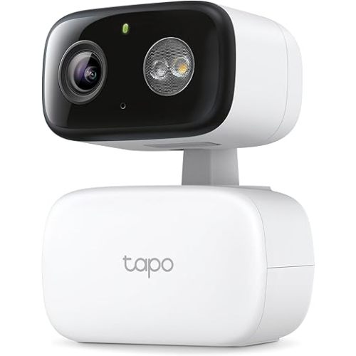 Tapo 1080p Pan/Tilt Indoor/Outdoor Security Camera – Free Person/Baby Cry Detect & Motion Track, 360° View, Color Night Vision, SD/Cloud Storage, Works w/Alexa & Google Home HybridCam 360