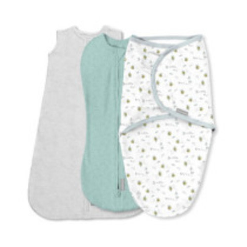 Ingenuity SwaddleMe Comfort Pack - Little Bees, 0-3 M