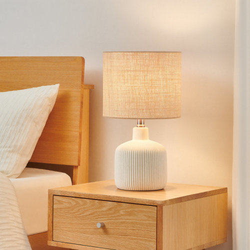 White Ceramic Table Lamp | Wayfair