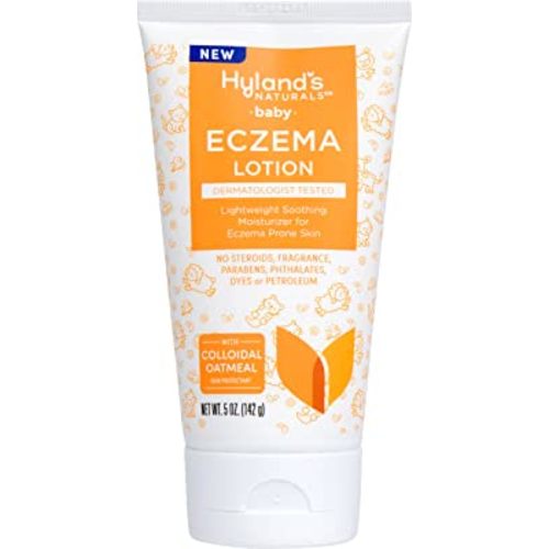 Hyland's Baby Eczema Lotion, Lightweight Soothing Moisturizer for Eczema Prone Skin, With Colloidal Oatmeal, 5 ounce