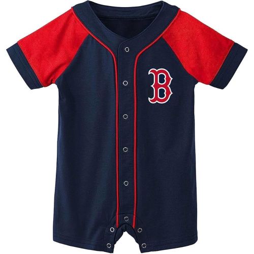 Outerstuff MLB Unisex-Baby Newborn & Infants 0-24 Months Little Slugger Creeper Bodysuit Romper