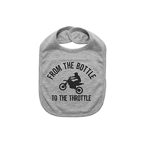 Dirt Bike Bib/From The Bottle To The Throttle/Motorcycle Bib/Super Soft/Sublimated Design