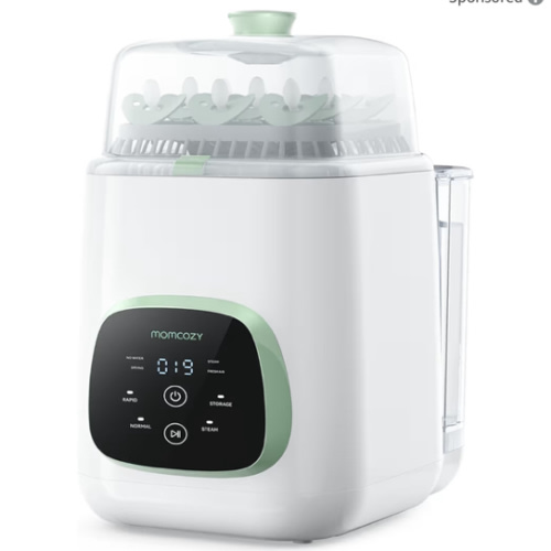 Momcozy KleanPal Pro Baby Bottle Washer, Sterilizer & Dryer - All-in-One Cleaning Machine for Bottles, Pump Parts & Baby Essentials - Time-Saving & Effortless Care