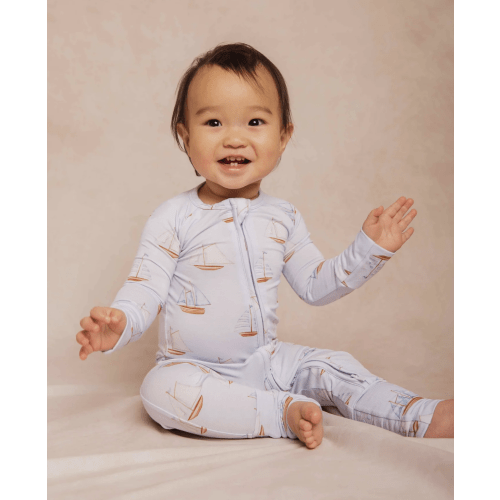 Ship Happens Zip Up Onesie