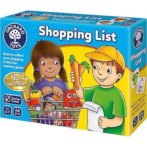 Orchard Toys Shopping List - Educational Memory Game - Age 3-7 - Perfect For Home Learning