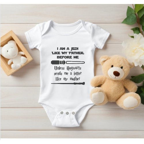 Jedi or Wizard Infant Baby Rib Bodysuit - Etsy