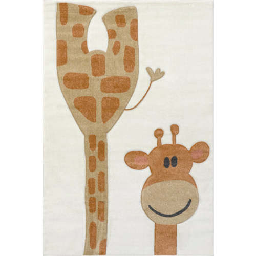 Brandi Kids Giraffe Rug | Beige
