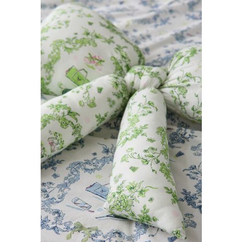 Big Bow Printed Throw Pillow