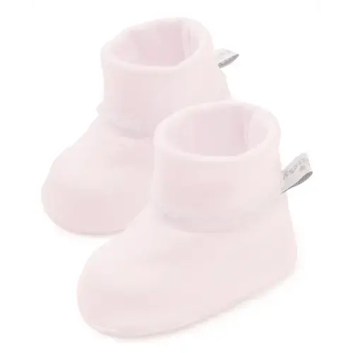Pink/White Kissy Basics Booties