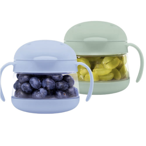 Amazon.com : Ubbi Tweat No Spill Snack Container for Kids, BPA-Free Tritan, Toddler Snack Container, Sage & Blue : Baby