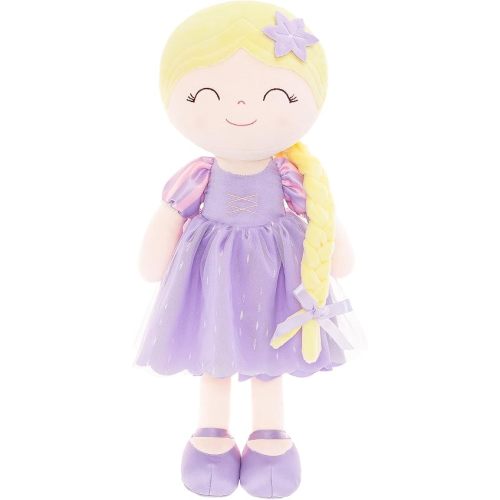 Gloveleya Dolls Princess Girls Toy First Baby Girl Gifts Soft Plush Manor Princess Doll Rapun Lavender 16"