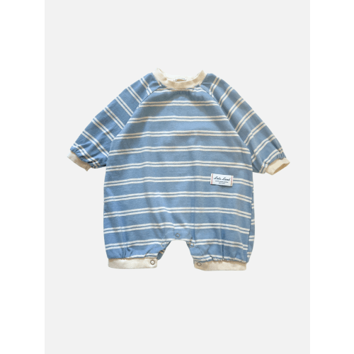 SLOUCHY STRIPE ROMPER