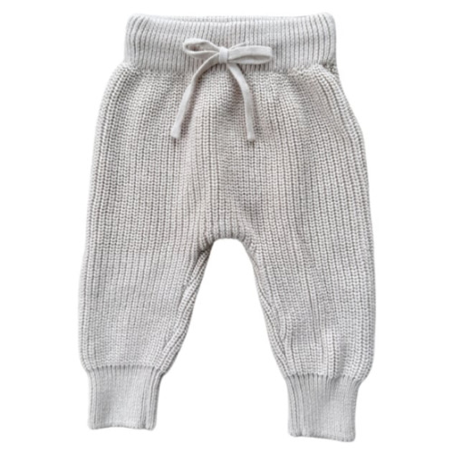 Knit Pants Sand - Babysprouts | Maisonette