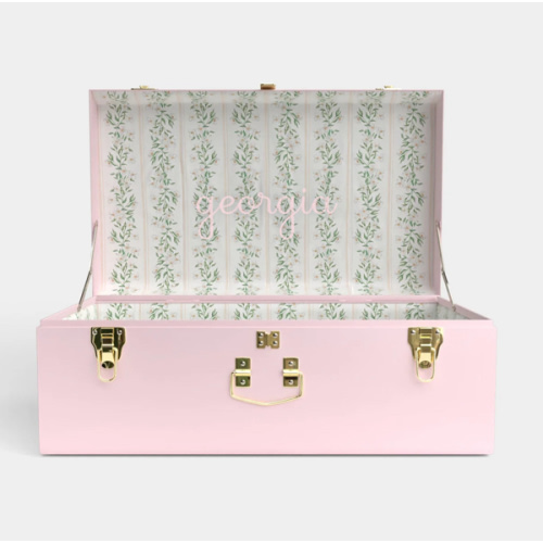 Grand Classic Trunk - Pink - Darling Dogwood / Embroidery