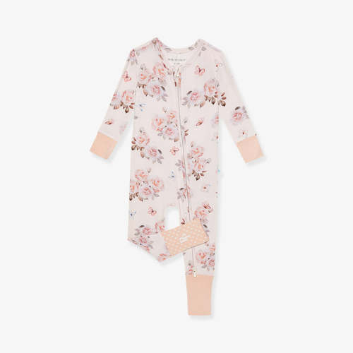 Floral White Baby Convertible Sleeper | Joy Anne