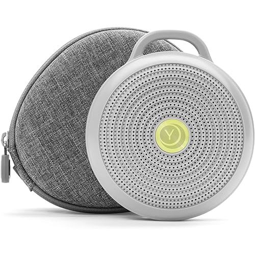 Yogasleep Hushh & Crush Resistant Travel Case, (2 Piece Set) Portable White Noise Sound Machine for Baby, 3 Soothing Natural Sounds, Noise Canceling for Sleep Aid, Office Privacy, & Meditation