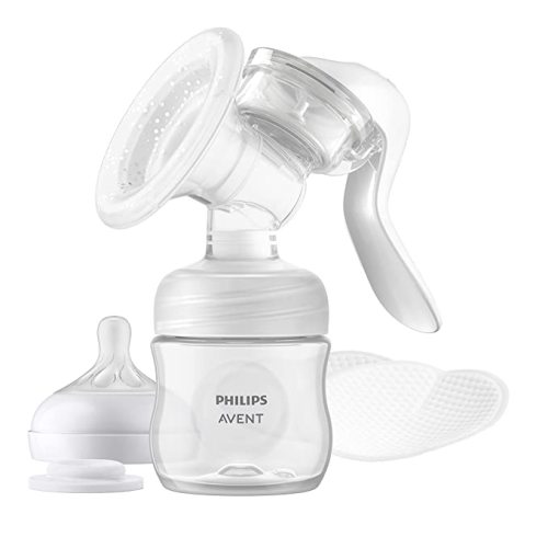 Philips AVENT Manual Breast Pump, SCF430/30, Clear