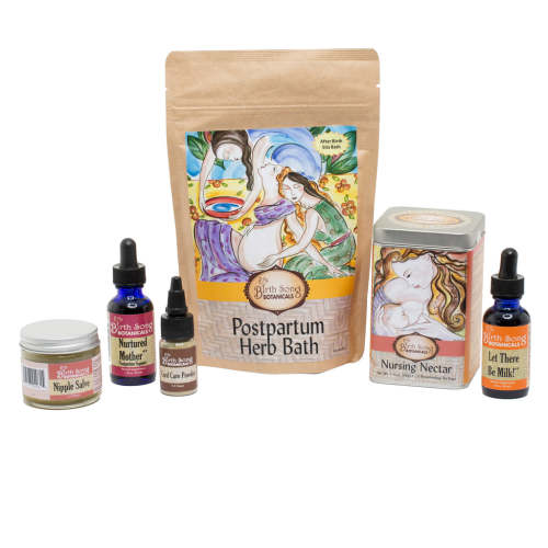 Postpartum Gift Set for Breastfeeding Moms and Newborns, Herbal Produc– Birth Song Botanicals Co.