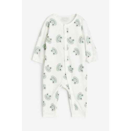 Patterned Pajama Jumpsuit