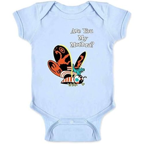 Pop Threads are You My Mothra Funny Parody Kaiju Baby Toddler Kids Girl Boy T-Shirt