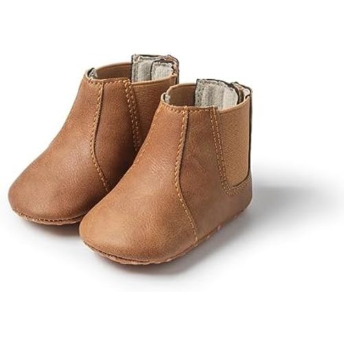 Meckior Baby Girls Cowboy Tassel Boots Side Zipper Moccasins Soft Bottom Non-Slip Toddler Shoe