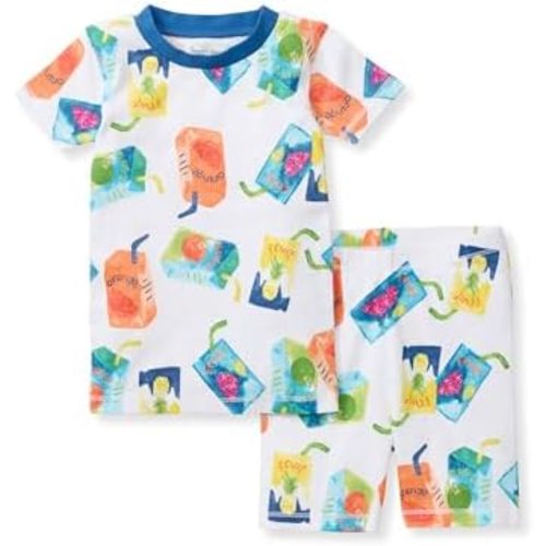Burt's Bees Baby Baby Boys' Pajamas, Tee and Pant 2-Piece Pj Set, 100% Organic Cotton