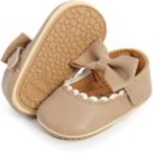 Baby Girl Mary Jane Flats Lace Bow Non-Slip Soft Sole Newborn First Walker Wedding Princess Party Dress Shoes