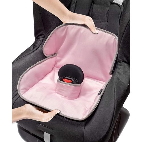 Lynmark® Potty Training Car Seat Protector Cover - Waterproof Soft Piddle Pads for Toddlers and Baby Carseat - Travel-Friendly Universal Washable Liner Mat for Spills, Nappy Leaks, Accidents - Pink