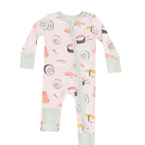 2 Way Zipper Romper - Sushi Pink – Angel Dear