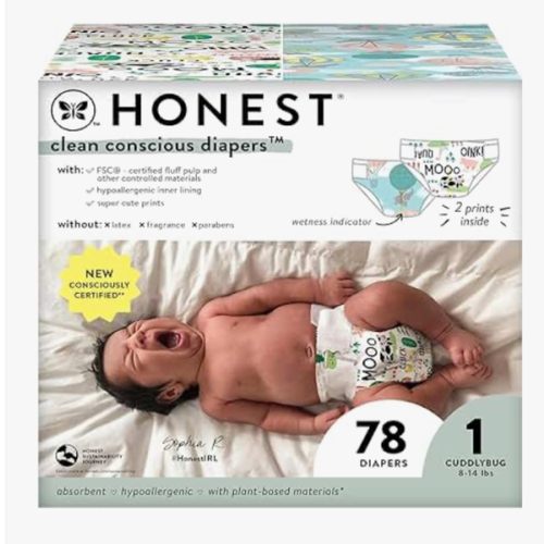 Amazon.com : size 1 honest diapers