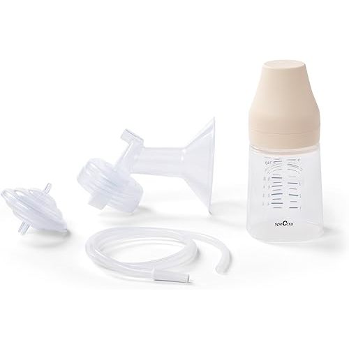 Spectra Baby Premium Breast Pump Accessory Kit with Bottles, Medium 24mm