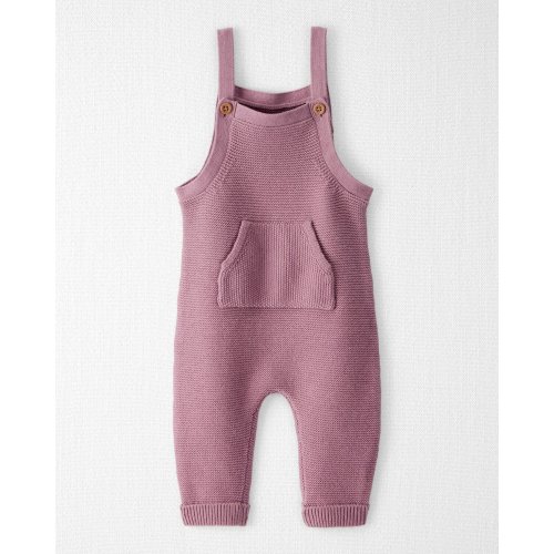 Baby Girl Organic Cotton Sweater Knit Overalls - Little Planet | Carter's