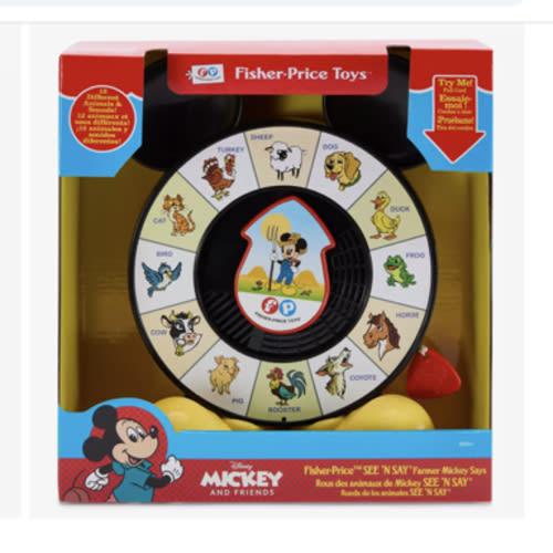 Mickey Mouse and Friends Fisher Price™ SEE 'N SAY® Farmer Mickey Says | Disney Store