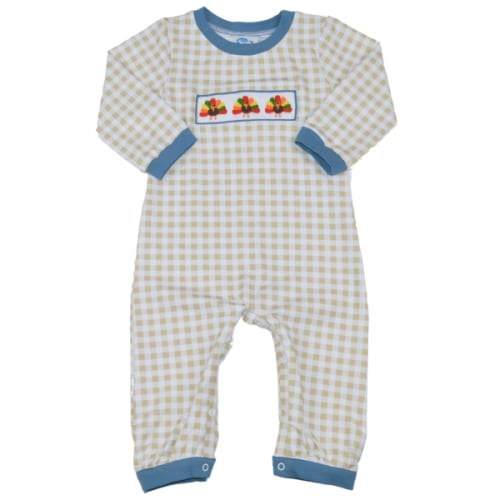 Hand Smocked Turkey Romper