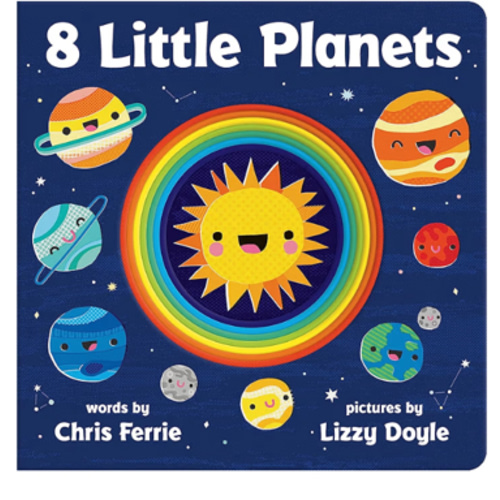8 Little Planets: A Solar System Book for Kids with Unique Planet Cutouts