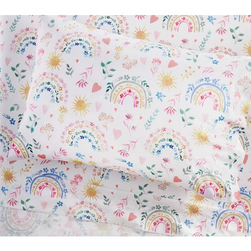 Heritage Rainbow Organic Cotton Sheet Set