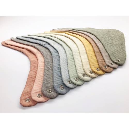 Baby Bandana bibs Baby burp cloth. Organic Baby shower gift from organic cotton and waterproof terry Absorbent Dribble bibs.