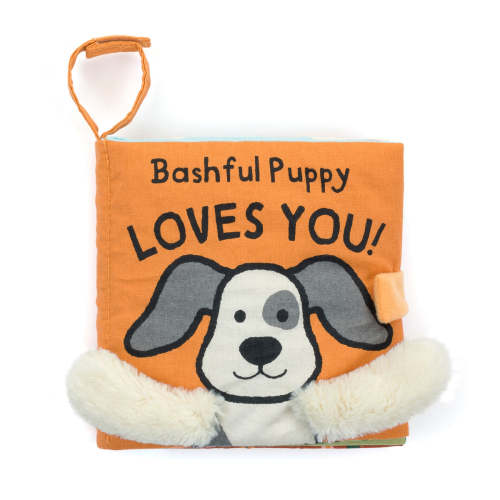 Jellycat Bashful Puppy Loves You Book – oh baby!