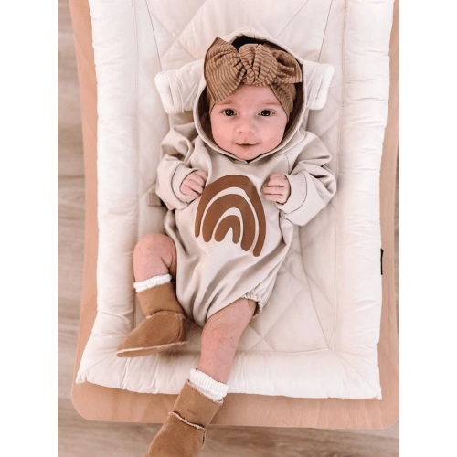 Rainbow Hoodie Romper