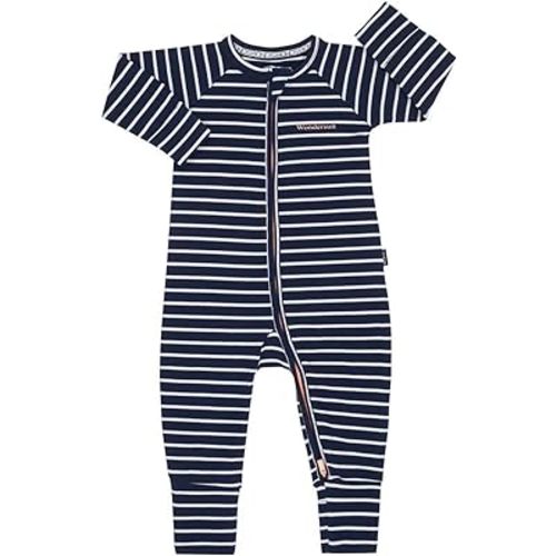Bonds Zip Wondersuit - Black Sea/White