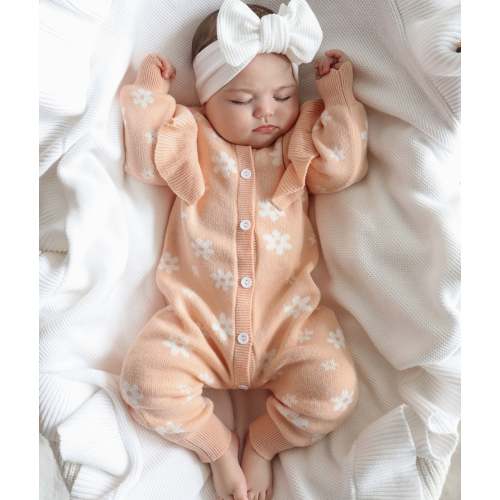 Posy Long Sleeve Knit Romper