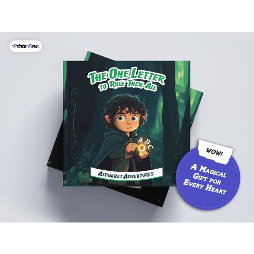 Fantasy ABC Book for Kids - Lord of the Rings Inspired Alphabet - Tolkien Baby Gift, Educational Children’s Storybook, Hobbit Journey Themed