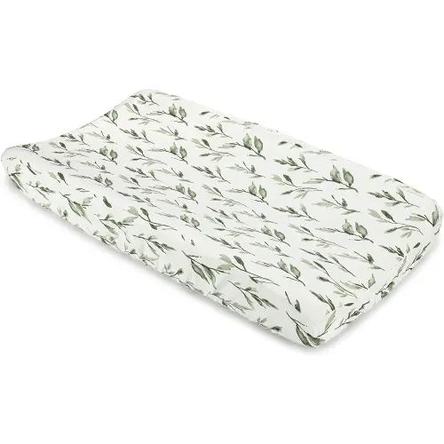 Parker Quilted Leaf Change Pad Cover