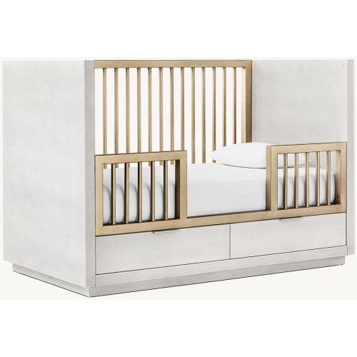 Clio Shagreen Crib Toddler Bed Kit | RH Baby & Child
