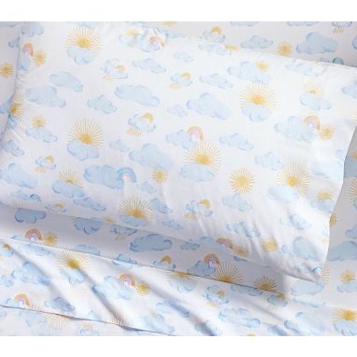 Organic Sunshine Clouds Sheet Set (Twin, Multi)