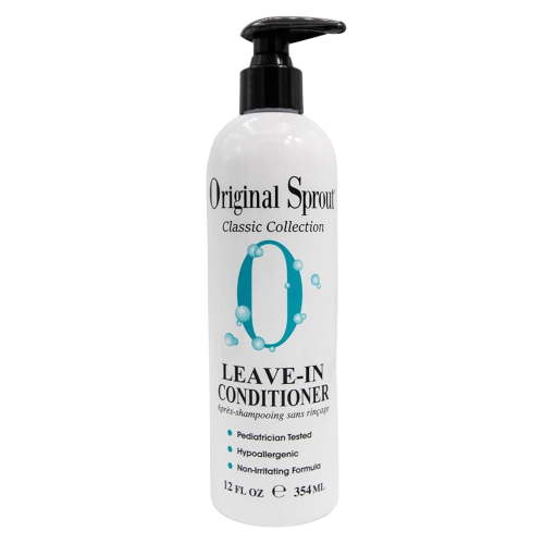 Original Sprout Classic Leave-In Conditioner, 12oz, 100% Vegan, Gluten Free, Hypoallergenic, for Baby Hair with Rosemary