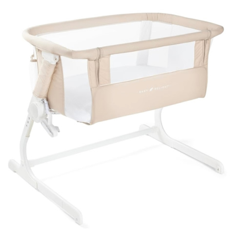 Baby Delight Beside Me Dreamer Bassinet | Bedside Sleeper & Baby Bassinet | 6-Position Height Adjustment | Organic Oat